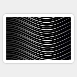 Stripes pattern - grey Sticker